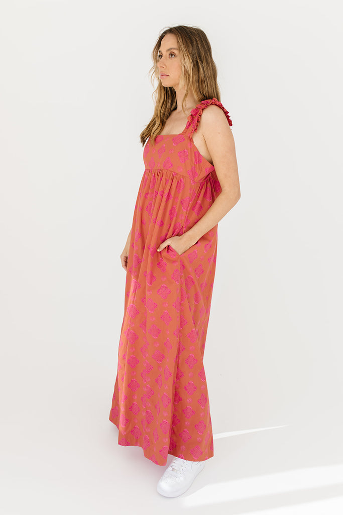 katya printed one piece // free people
