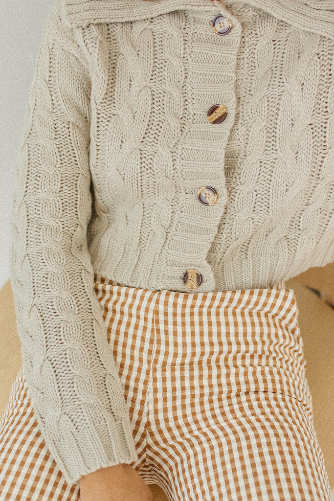 benji button sweater // grey