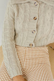 benji button sweater // grey