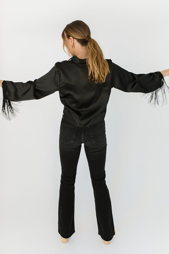 bad romance fringe top