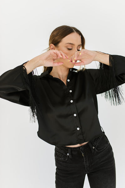 bad romance fringe top