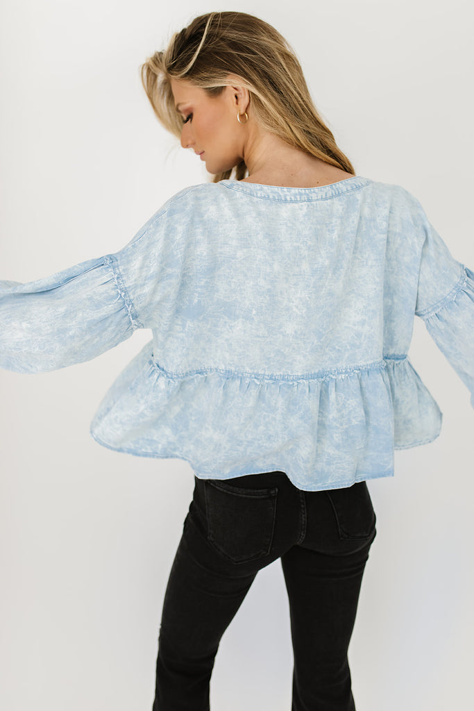 sierra chambray top