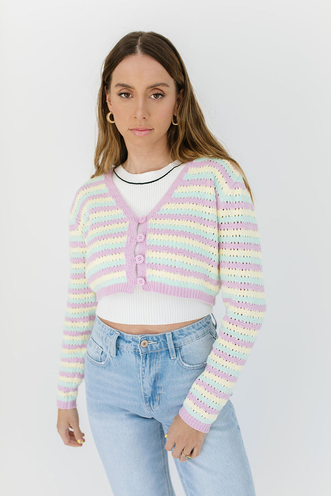 more than friends cardigan