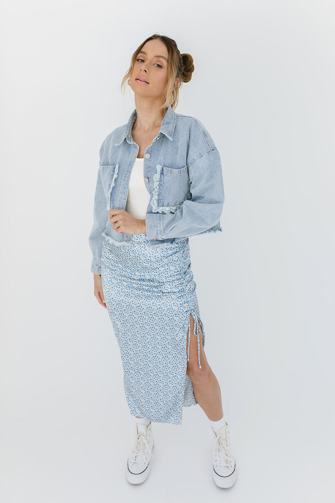 sunday brunch midi skirt