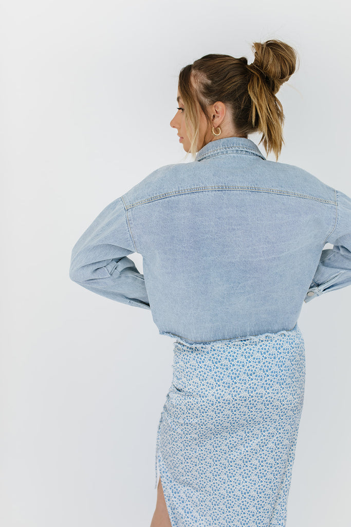 new girl denim jacket