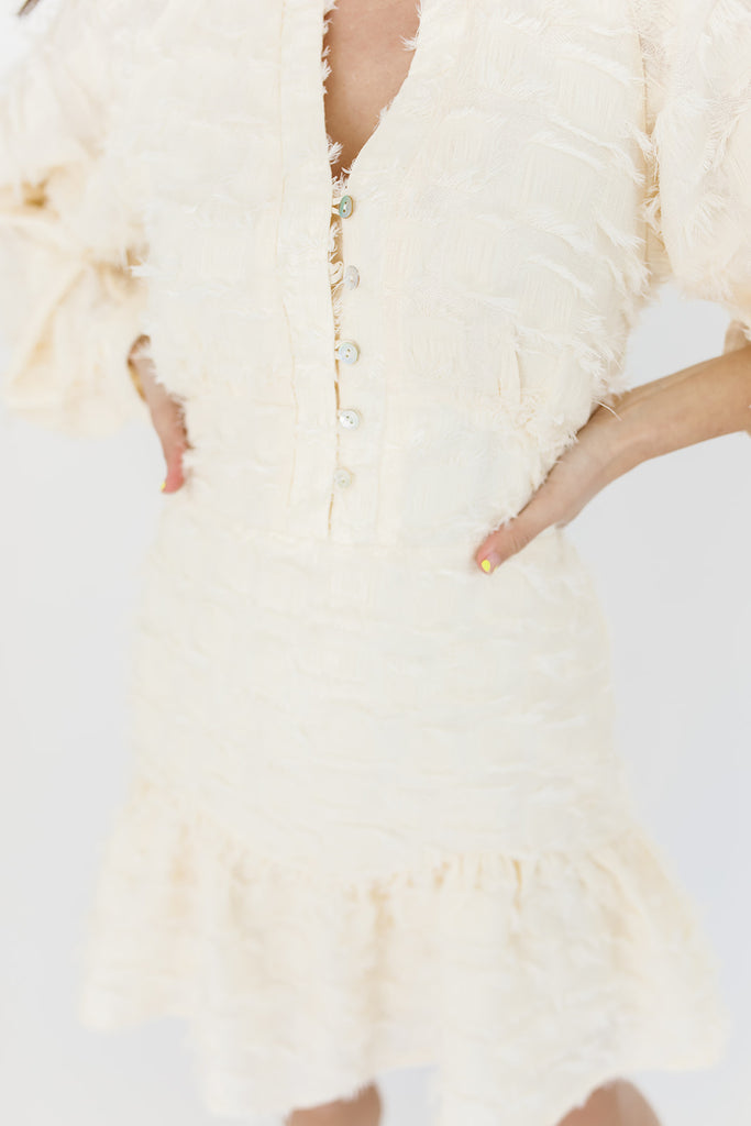 angelica button dress