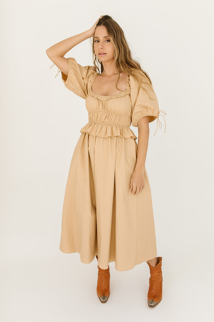 lia dress // taupe