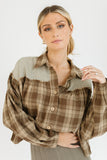 party's over flannel top