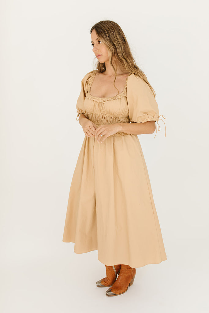 lia dress // taupe