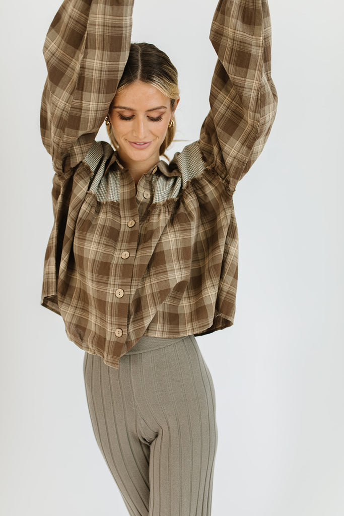 party's over flannel top