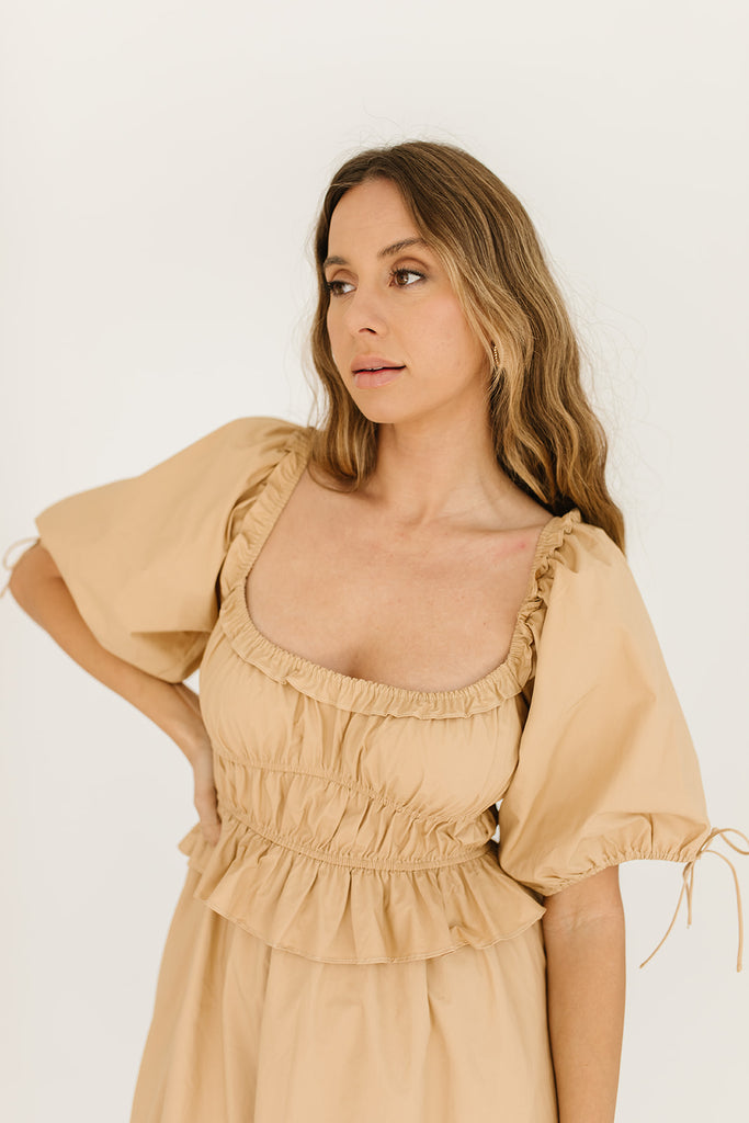 lia dress // taupe