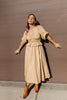 lia dress // taupe