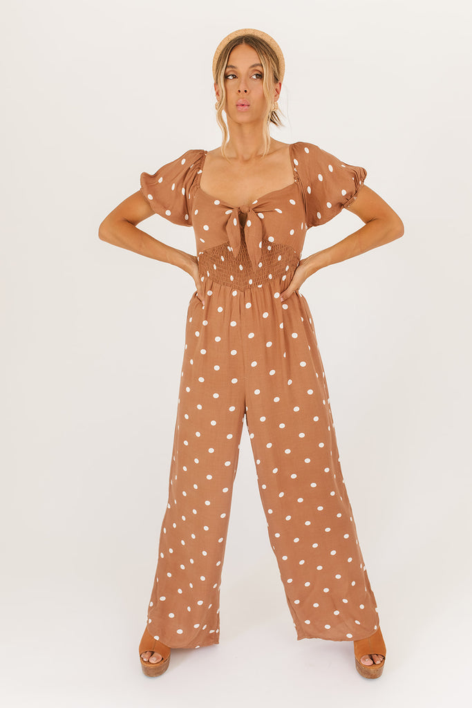 casey polka dot jumpsuit