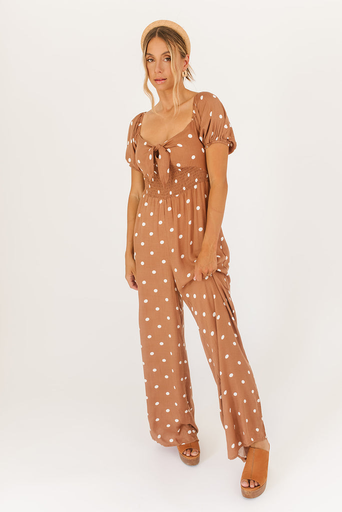 casey polka dot jumpsuit