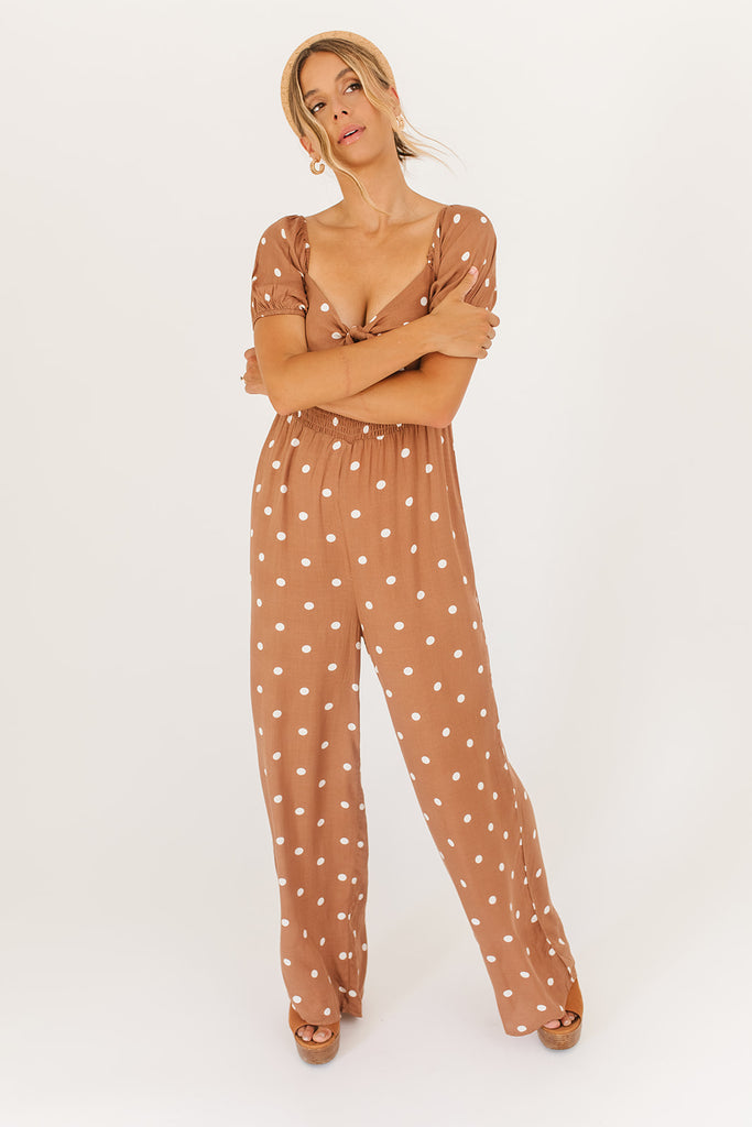 casey polka dot jumpsuit