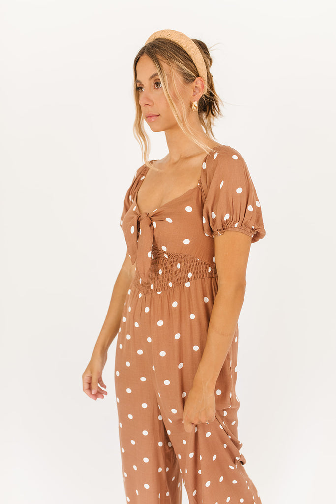 casey polka dot jumpsuit