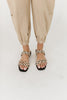 haize raffia sandals in black + natural raffia // dolce vita