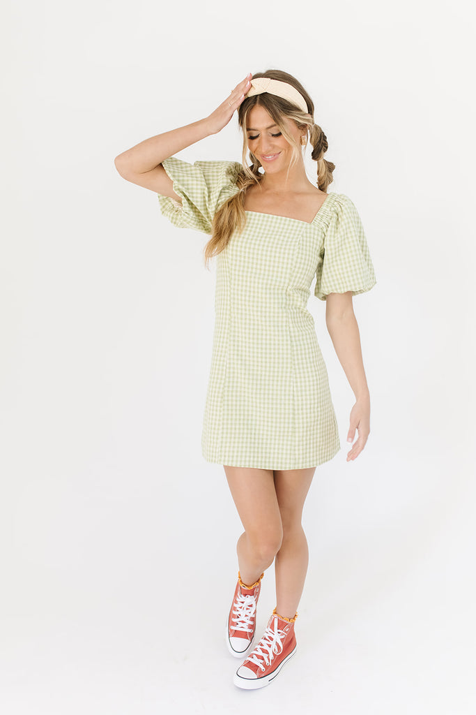 eye to eye gingham dress
