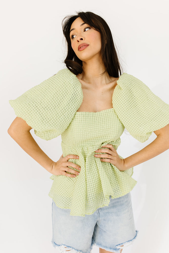 riri gingham top