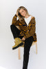 one up striped cardigan