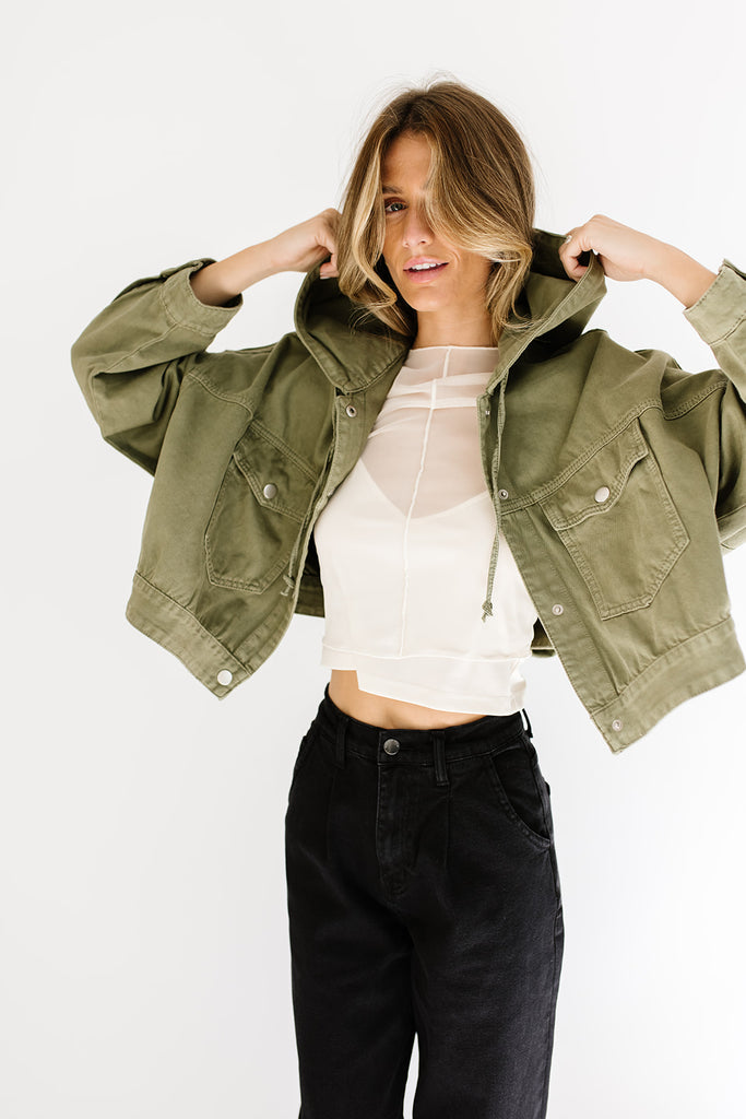 here to stay utility jacket