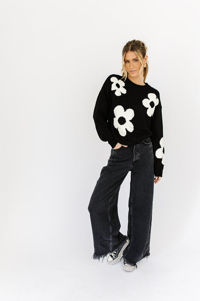 junie floral sweater