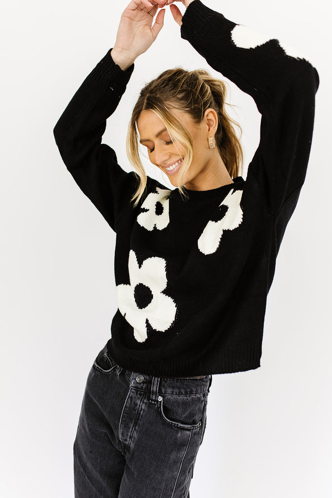 junie floral sweater