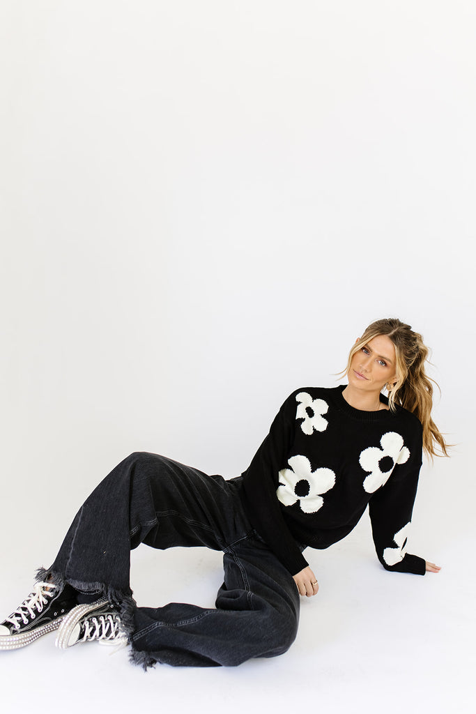 junie floral sweater