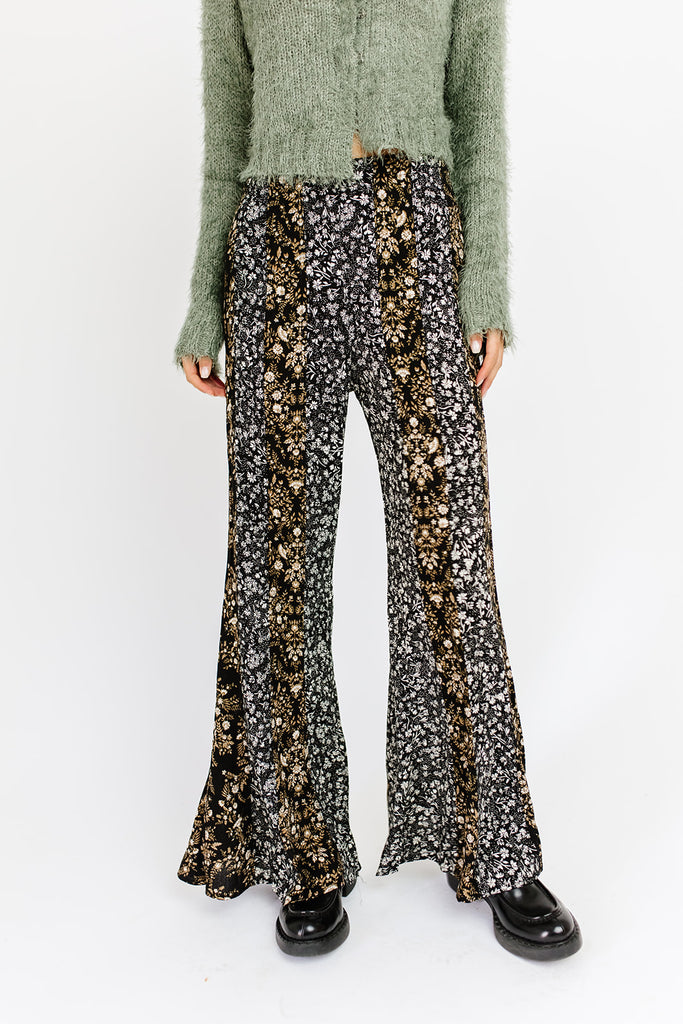 carla floral flare pants