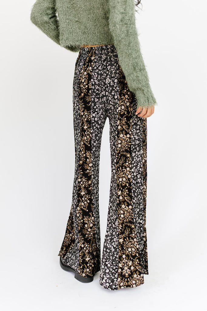 carla floral flare pants