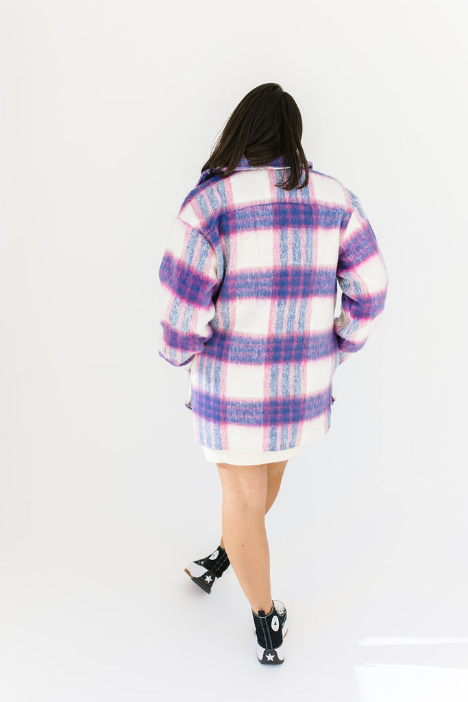 angelica plaid shirt jacket