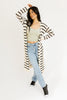 lenny striped cardigan