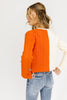hold my hand color block top