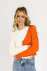 hold my hand color block top