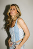 veronica denim vest