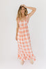 piper plaid maxi dress