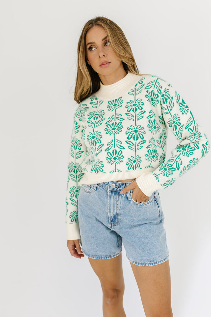 charisma floral sweater