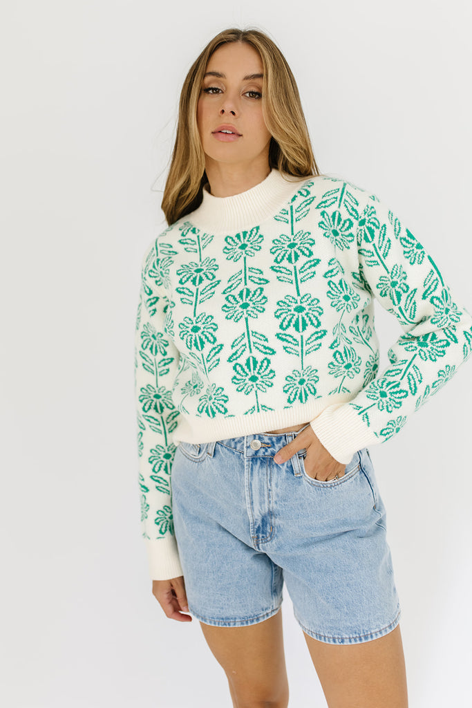 charisma floral sweater