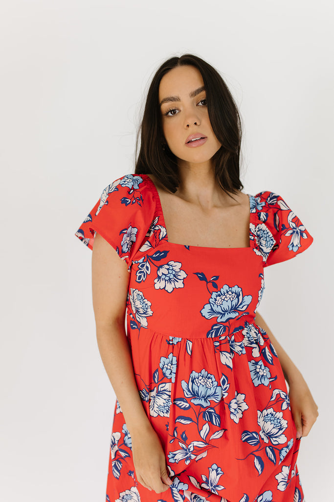 forget me not midi dress