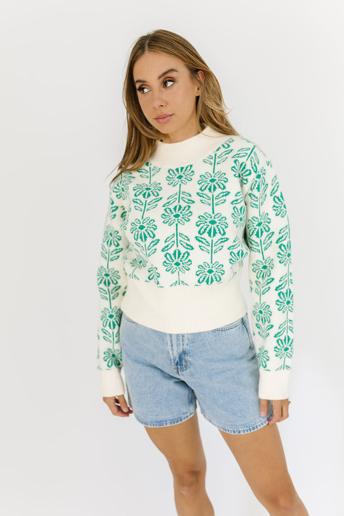 charisma floral sweater
