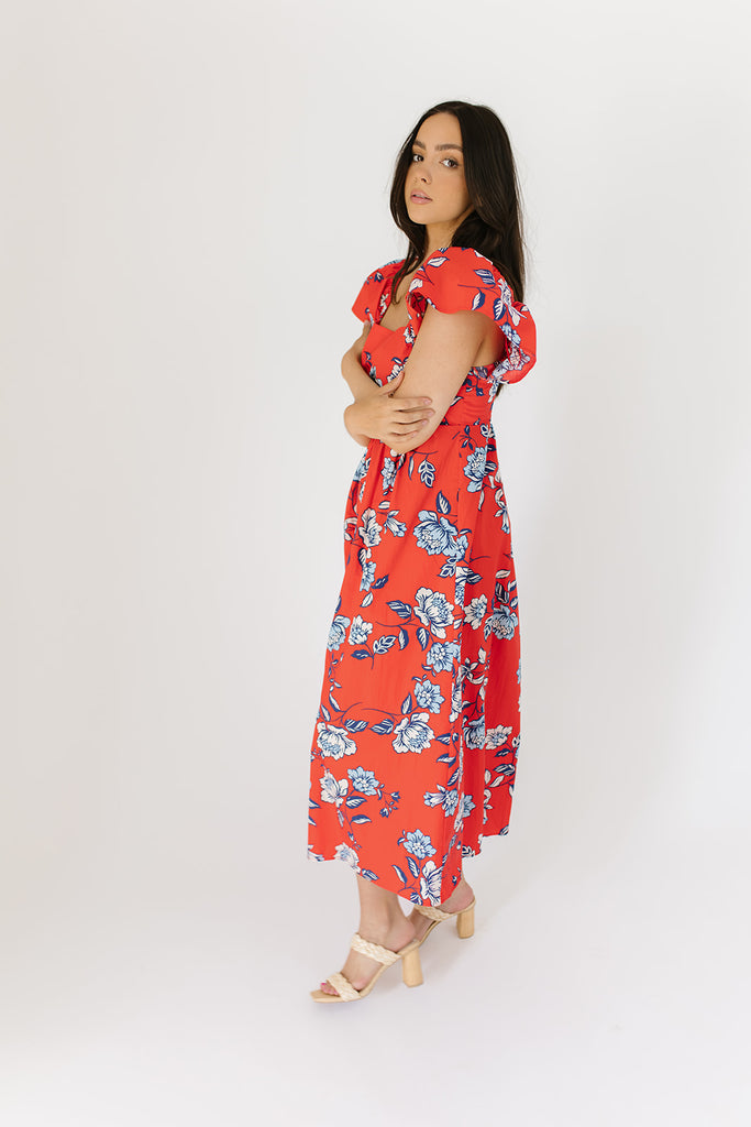 forget me not midi dress