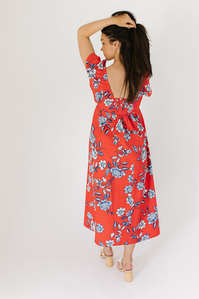forget me not midi dress