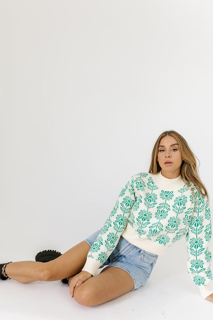 charisma floral sweater