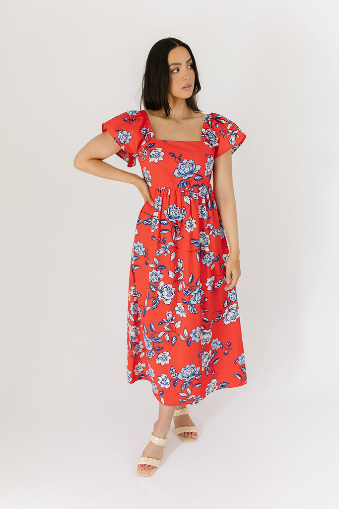 forget me not midi dress