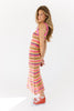 gaga striped midi dress