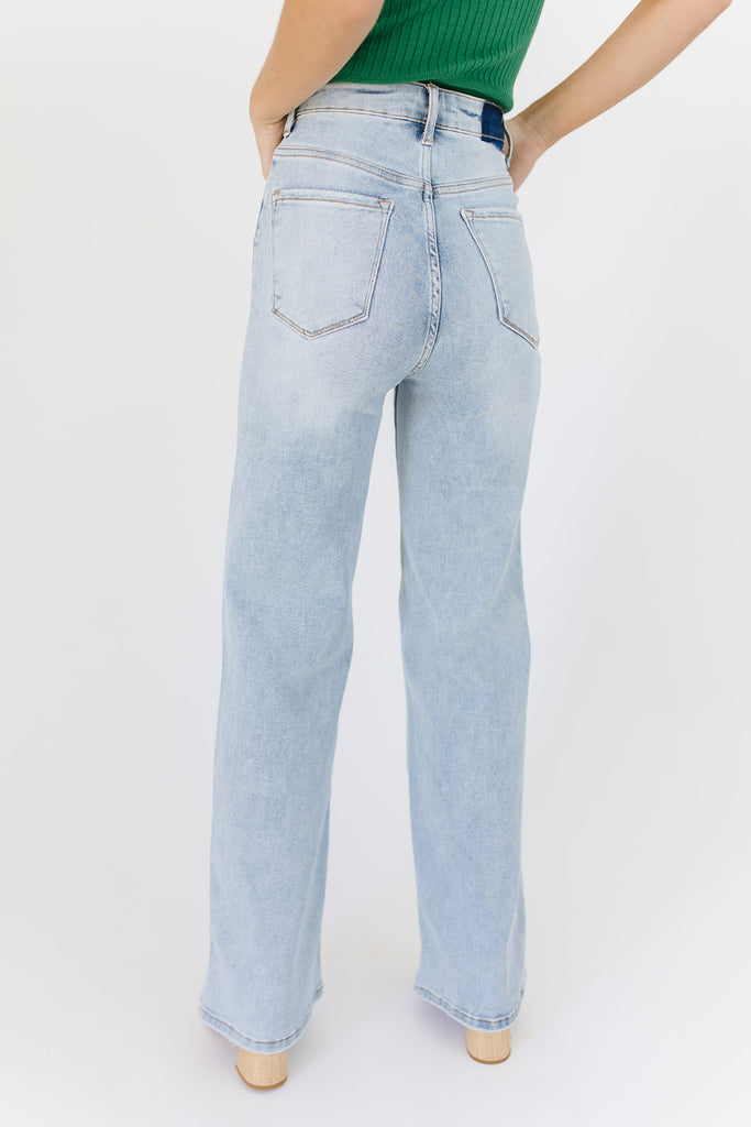 early bird wide leg denim