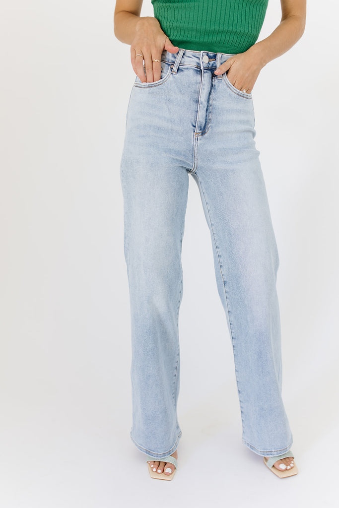 early bird wide leg denim