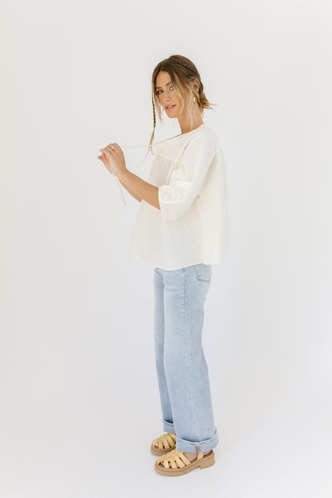 early bird wide leg denim