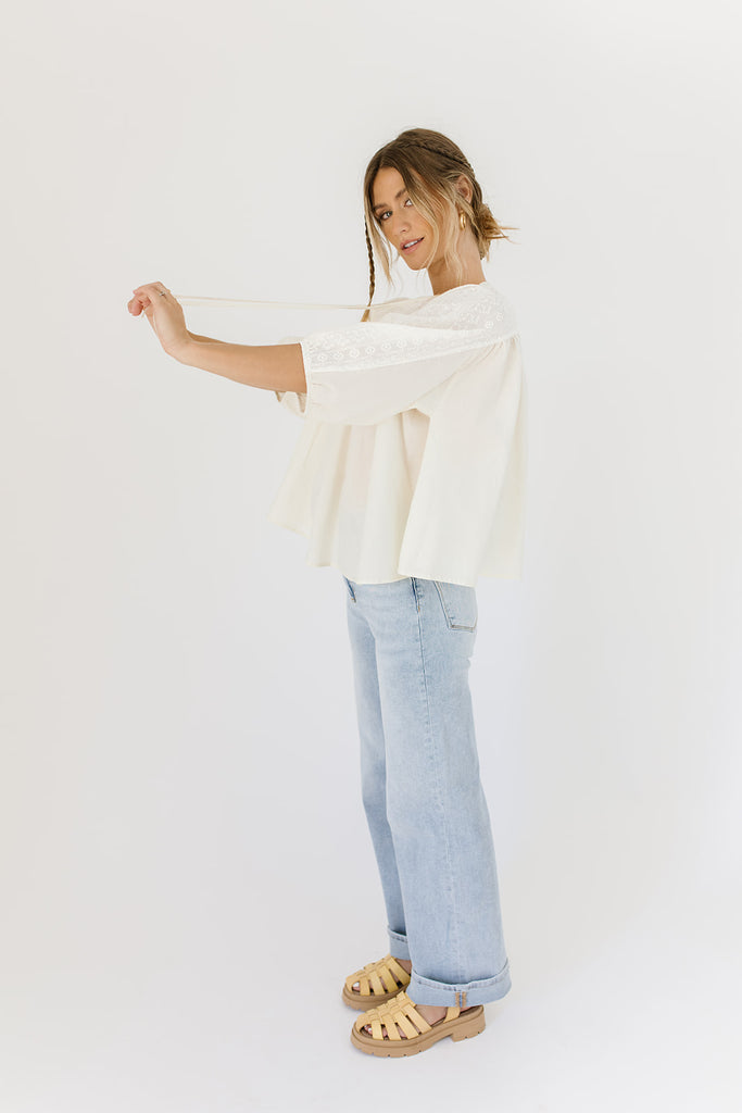 early bird wide leg denim