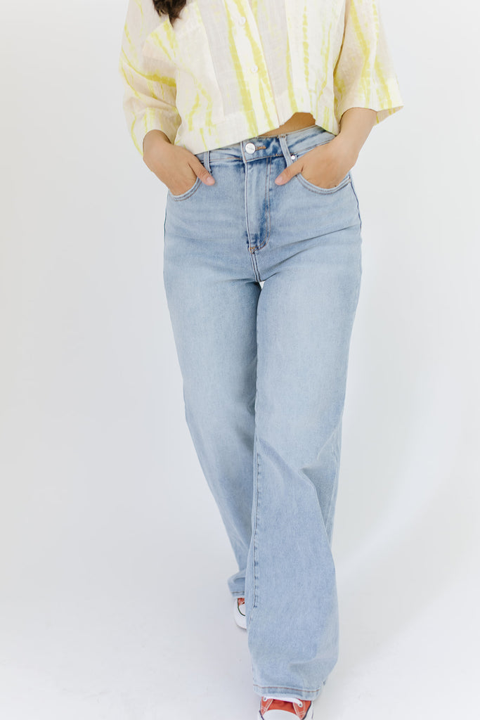 early bird wide leg denim